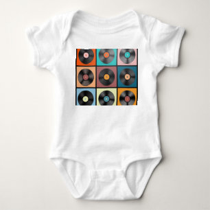 Body Para Bebé Registros de vinilo: retro conjunto LP.