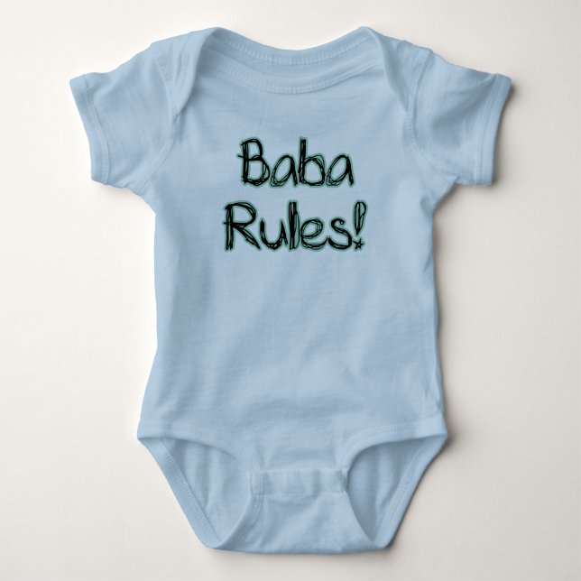 Body Para Bebé ¡Reglas del bizcocho borracho! (Anverso)