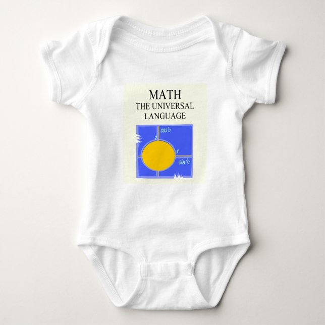 Body Para Bebé reglas matemáticas (Anverso)