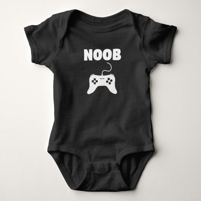 Body Para Bebé Regulador del videojuego de Noob (Anverso)