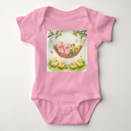 Body Para Bebé Relajarse en una hamaca