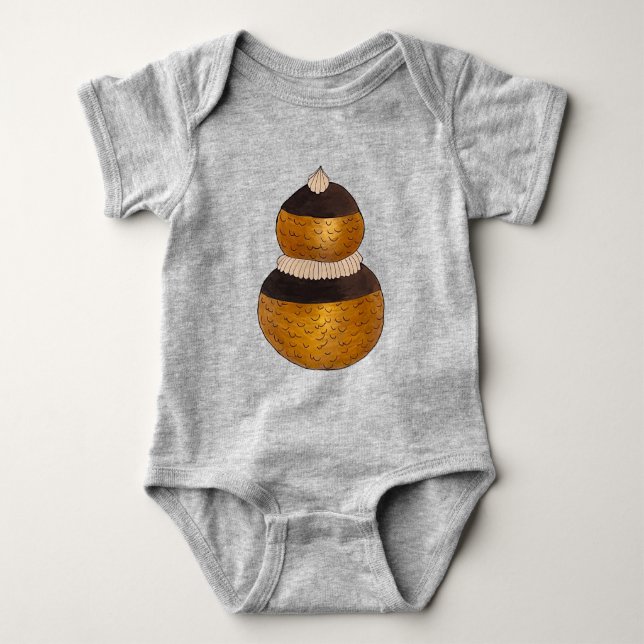 Body Para Bebé Religieuse Choux Pastry Cream Puff Postre (Anverso)