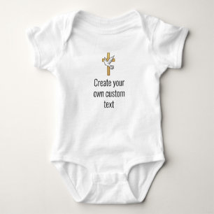 Body Para Bebé Religioso Crear su propio texto personalizado Ver1