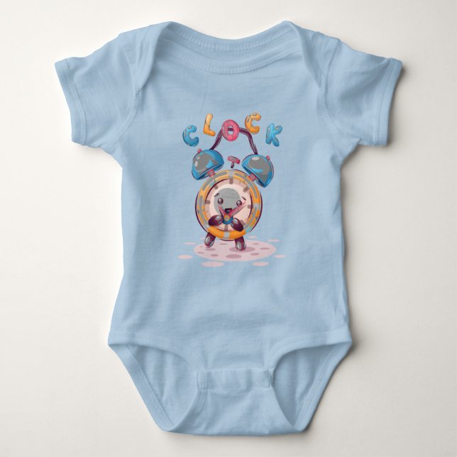 Body Para Bebé Reloj personalizado | Baby Bodysuit (Anverso)
