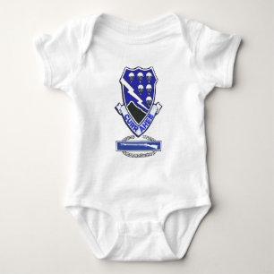 Body Para Bebé Remiendo de Currahee y insignia de infantería de