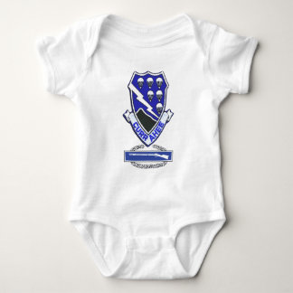 Body Para Bebé Remiendo de Currahee y insignia de infantería de
