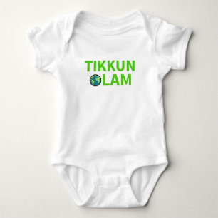 Body Para Bebé Reparación del mundo judío Tikkun Olam Lil Mitzv