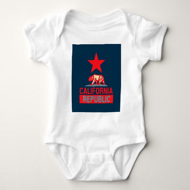 Body Para Bebé República de California al estilo de esperanza urb (Anverso)