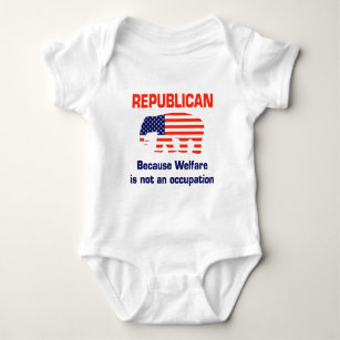 Body Para Bebé Republicano divertido - bienestar