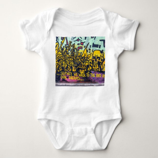 Body Para Bebé Resumen de graffiti arte urbano (Anverso)