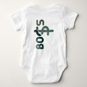 Body Para Bebé Resumen de tendencia de BOSS Esmeralda verde