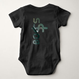 Body Para Bebé Resumen de tendencia de BOSS Esmeralda verde