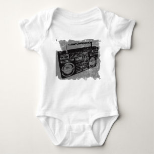 BODY PARA BEBÉ RETRO 80'S 90 BOOM BOX