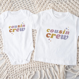 Body Para Bebé Retro Cousin Crew | Niños coincidentes