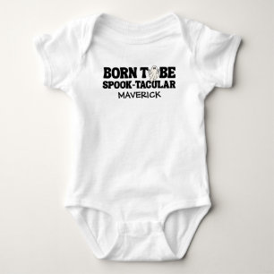 Body Para Bebé Retro Fantasma Un Niño Halloween Cumpleaños 1º