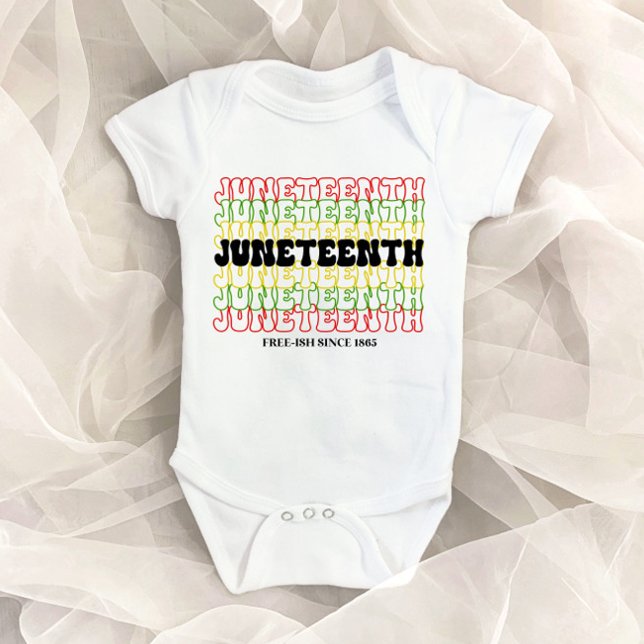 Body Para Bebé Retro Junetdecin Free-ish desde 1865 (Subido por el creador)