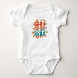 Body Para Bebé Retro Mama Baby Shirt - Matching Mom and Me 
