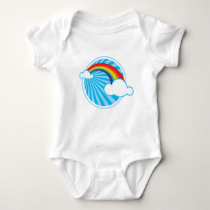 BODY PARA BEBÉ RETRO RAINBOW