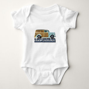 Body Para Bebé Retro Woody de bajo perfil