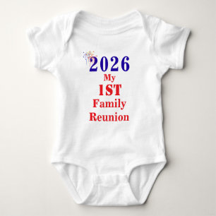 Body Para Bebé Reunión patriótica de la familia cute