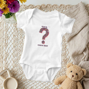 Body Para Bebé Reveal Coming Soon Bodysuit Announc