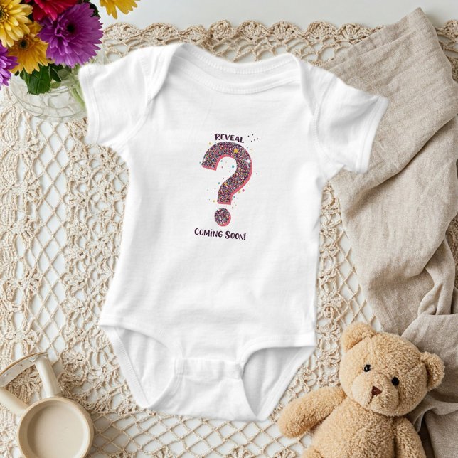 Body Para Bebé Reveal Coming Soon Bodysuit Announc (Subido por el creador)