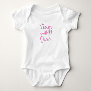 Body Para Bebé Revelación de género de Team Girl Baby