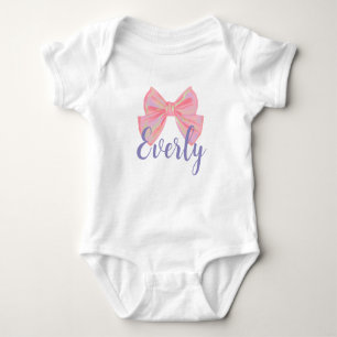 Body Para Bebé Revelación del Nombre Everly Significado Minimalis