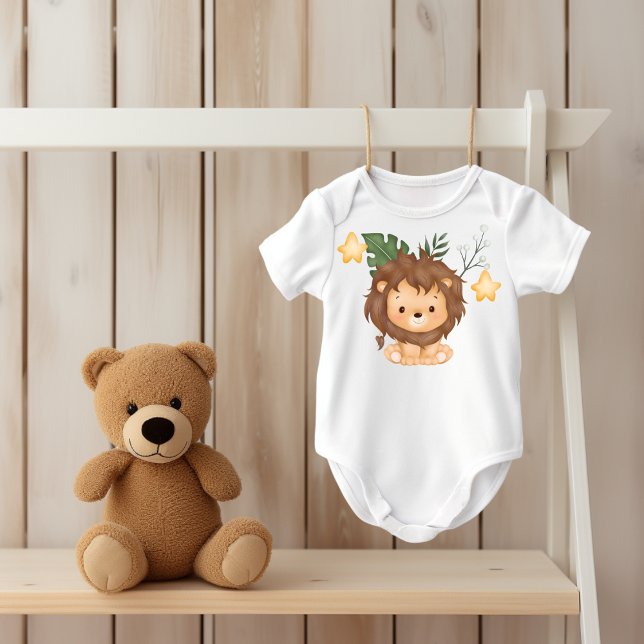 Body Para Bebé Revelation 5:5 Lion of Judah Baby Bodysuit (personalize this cute baby lion baby bodysuit. )