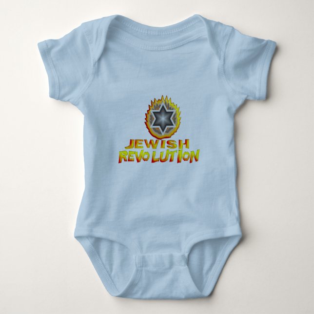 Body Para Bebé Revolución judía (Anverso)