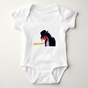 Body Para Bebé Rey del Pop Diseño de Tributo Retro Leyenda Moonwa