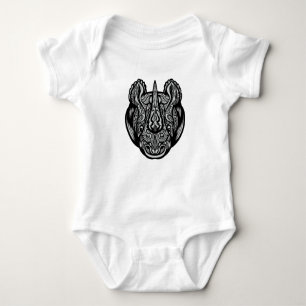 BODY PARA BEBÉ RHINO MANDALA
