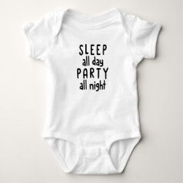 Body Para Bebé Rincón de Bebés - DORMIR todo el día DE FIESTA tod