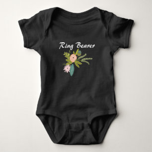 Body Para Bebé RING BEARER Floral y Fauna