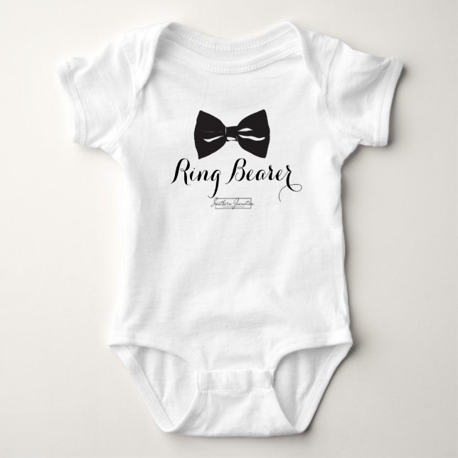Body Para Bebé Ring Bearer Onsie (Anverso)