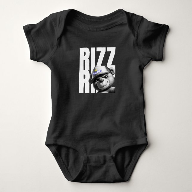 Body Para Bebé Rizzly Oír El Rizzer Rizzing Se Rizz (Anverso)