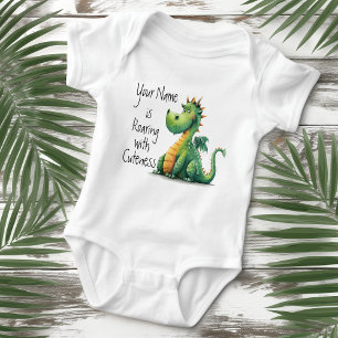 Body Para Bebé Roaring con el Dragón de la Cuidad