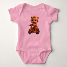 Roaring Cuteness Baby Tiger Bodysuit