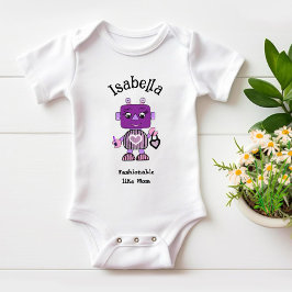 Body Para Bebé Robot de moda 