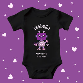 Body Para Bebé Robot de moda 