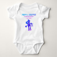 Robot Press y Gripper Baby Bodysuit