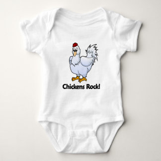 Body Para Bebé ¡Roca de los pollos!