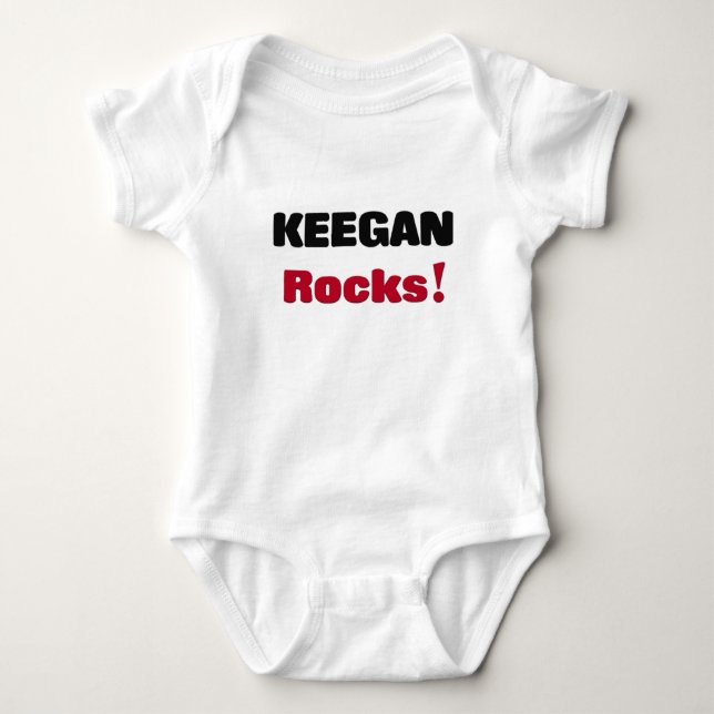 Body Para Bebé Rocas de Keegan (Anverso)