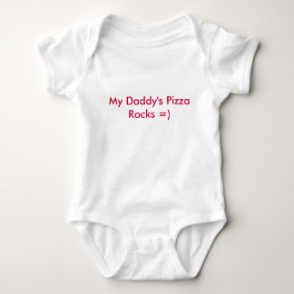 Body Para Bebé Rocas de la pizza de mi papá =)