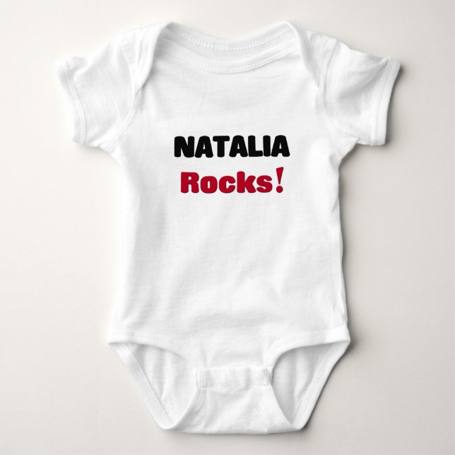 Body Para Bebé Rocas de Natalia (Anverso)