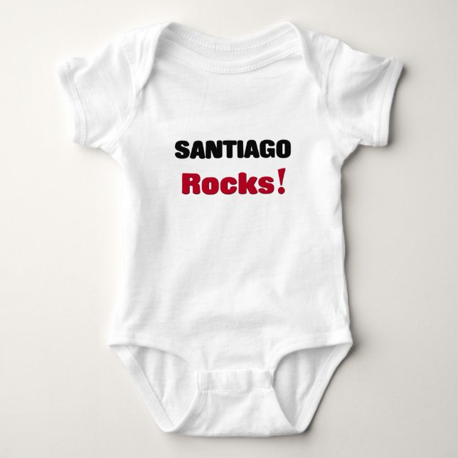 Body Para Bebé Rocas de Santiago (Anverso)