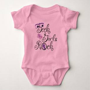 Body Para Bebé Rock de Chicas Geek