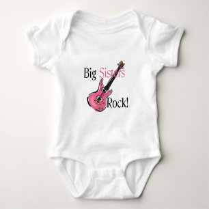 Body Para Bebé Rock de las grandes hermanas