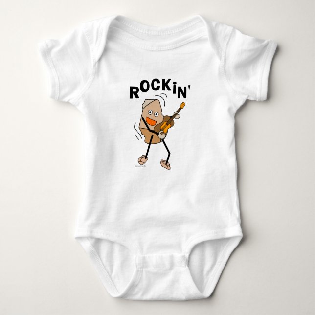 Body Para Bebé Rockin Guitar (Anverso)