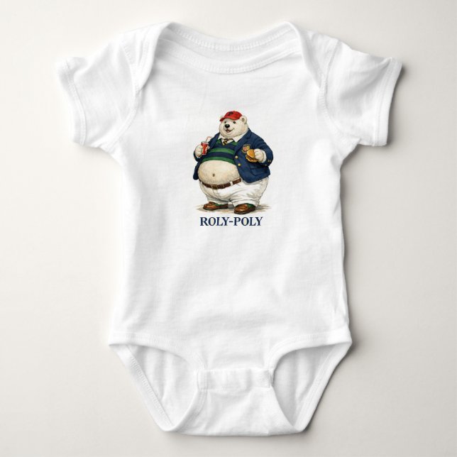 Body Para Bebé Roly Poly  (Anverso)